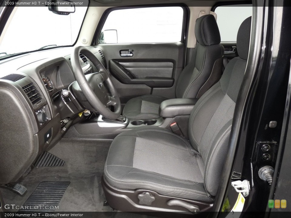 Ebony/Pewter Interior Photo for the 2009 Hummer H3 T #114875750