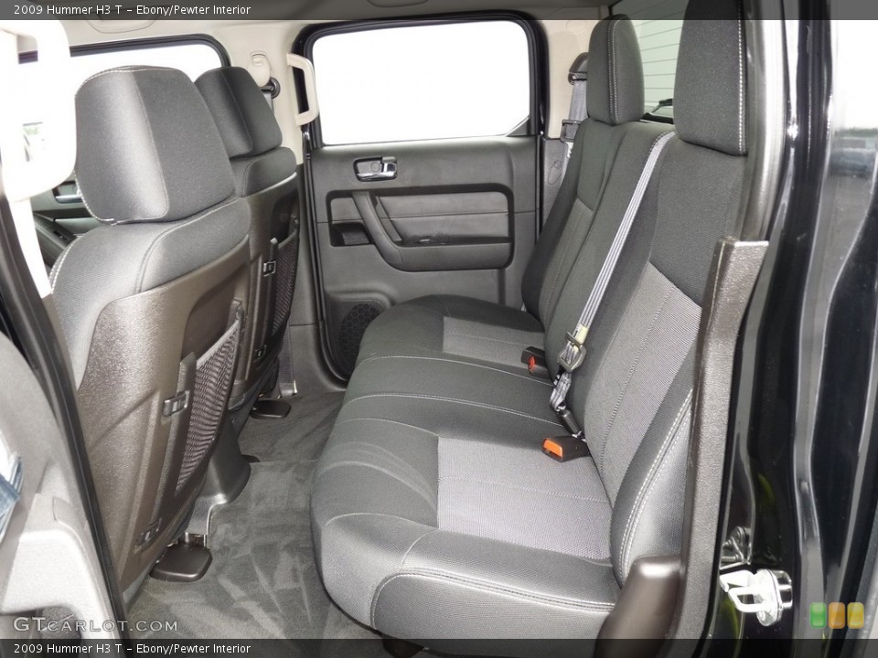 Ebony/Pewter Interior Rear Seat for the 2009 Hummer H3 T #114875780
