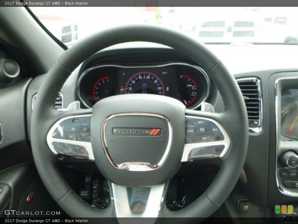 Black Interior Steering Wheel for the 2017 Dodge Durango GT AWD #114887336
