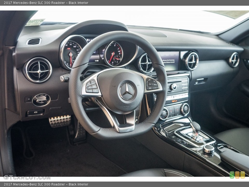 Black Interior Dashboard for the 2017 Mercedes-Benz SLC 300 Roadster #114891455