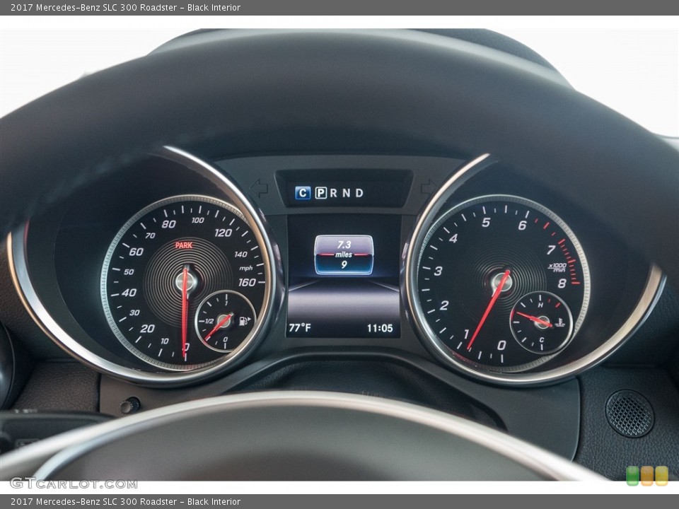 Black Interior Gauges for the 2017 Mercedes-Benz SLC 300 Roadster #114891518