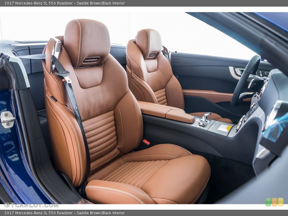 Saddle Brown/Black Interior Photo for the 2017 Mercedes-Benz SL 550 Roadster #114891722