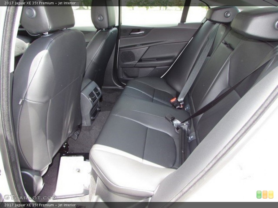 Jet Interior Rear Seat for the 2017 Jaguar XE 35t Premium #114896204