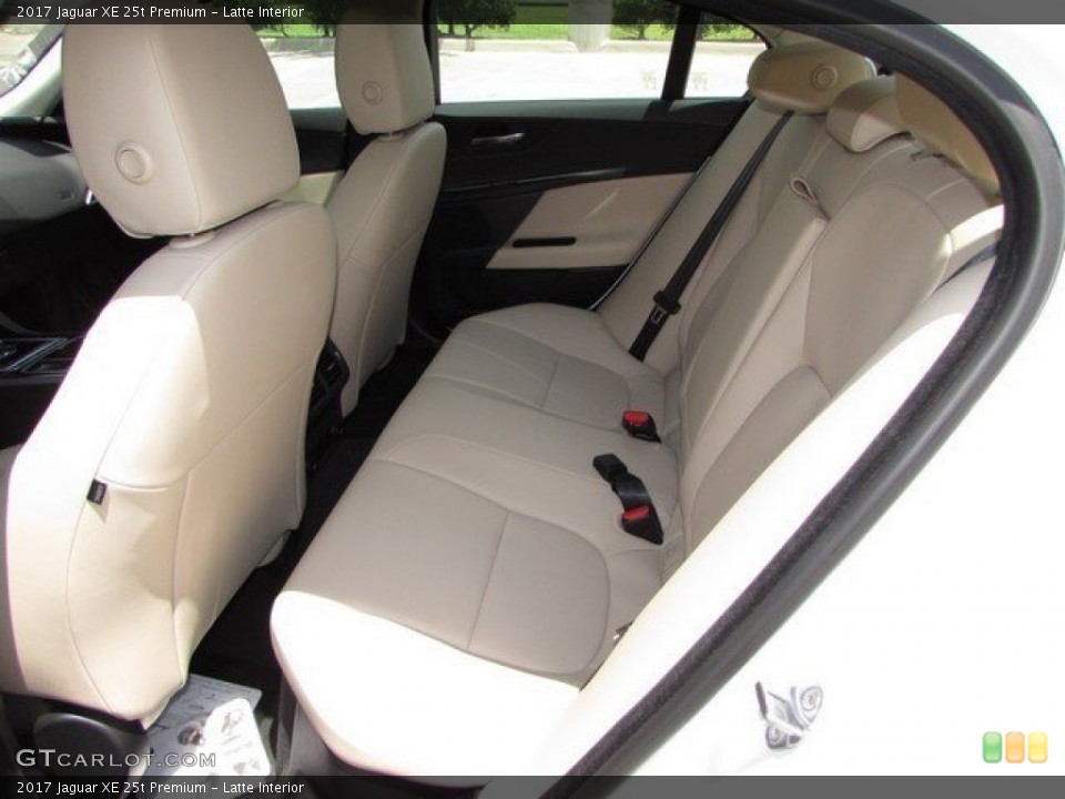 Latte Interior Rear Seat for the 2017 Jaguar XE 25t Premium #114896570