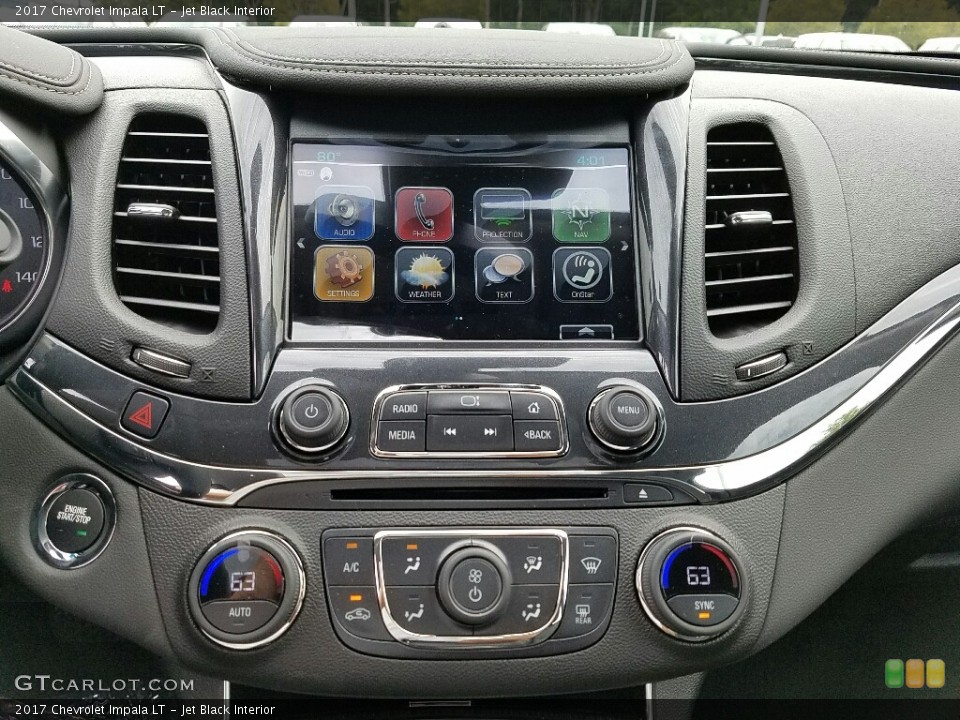 Jet Black Interior Controls for the 2017 Chevrolet Impala LT #114909014