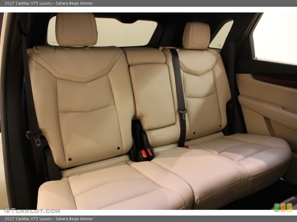Sahara Beige Interior Rear Seat for the 2017 Cadillac XT5 Luxury #114915458