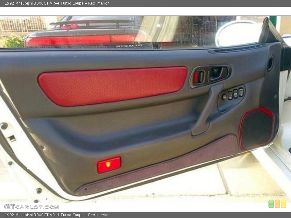 Red Interior Door Panel for the 1992 Mitsubishi 3000GT VR-4 Turbo Coupe #114922936