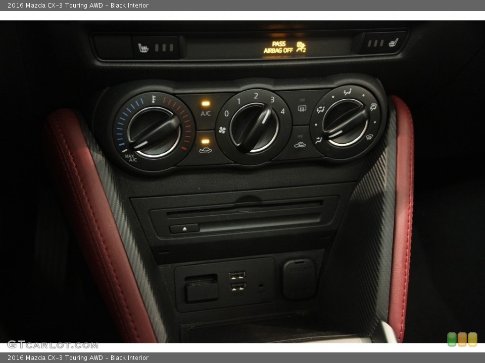 Black Interior Controls for the 2016 Mazda CX-3 Touring AWD #114926020