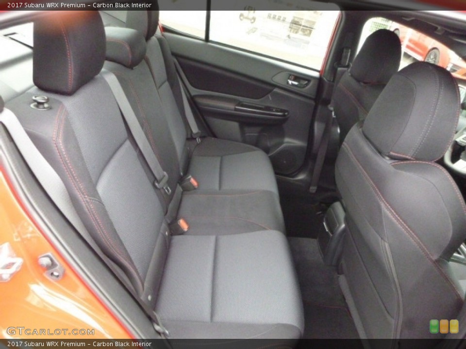 Carbon Black Interior Rear Seat for the 2017 Subaru WRX Premium #114933412