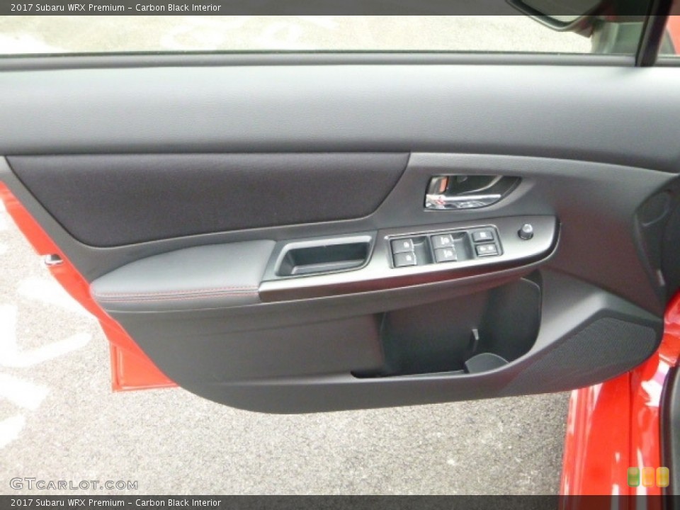 Carbon Black Interior Door Panel for the 2017 Subaru WRX Premium #114933610