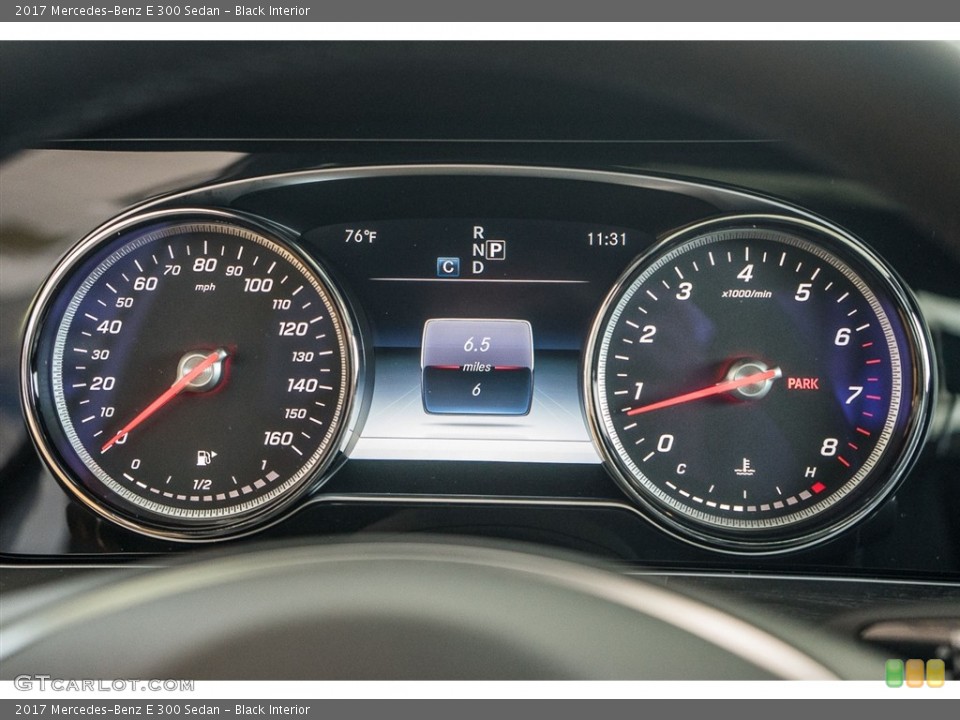 Black Interior Gauges for the 2017 Mercedes-Benz E 300 Sedan #114943615