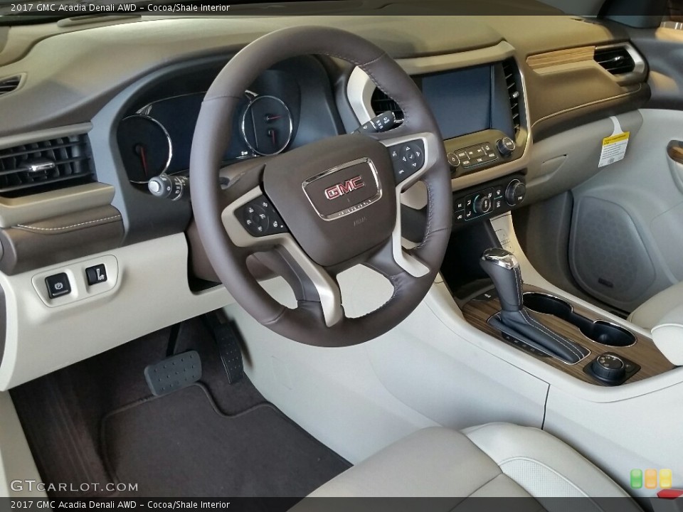 Cocoa/Shale Interior Photo for the 2017 GMC Acadia Denali AWD #114968581