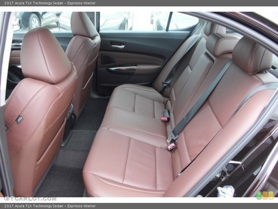 Espresso Interior Rear Seat for the 2017 Acura TLX Technology Sedan #114968587