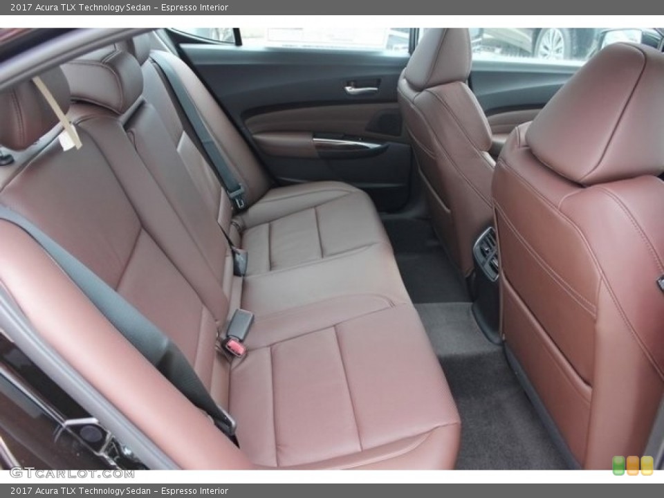 Espresso Interior Rear Seat for the 2017 Acura TLX Technology Sedan #114968635