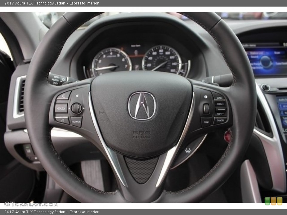 Espresso Interior Steering Wheel for the 2017 Acura TLX Technology Sedan #114968761