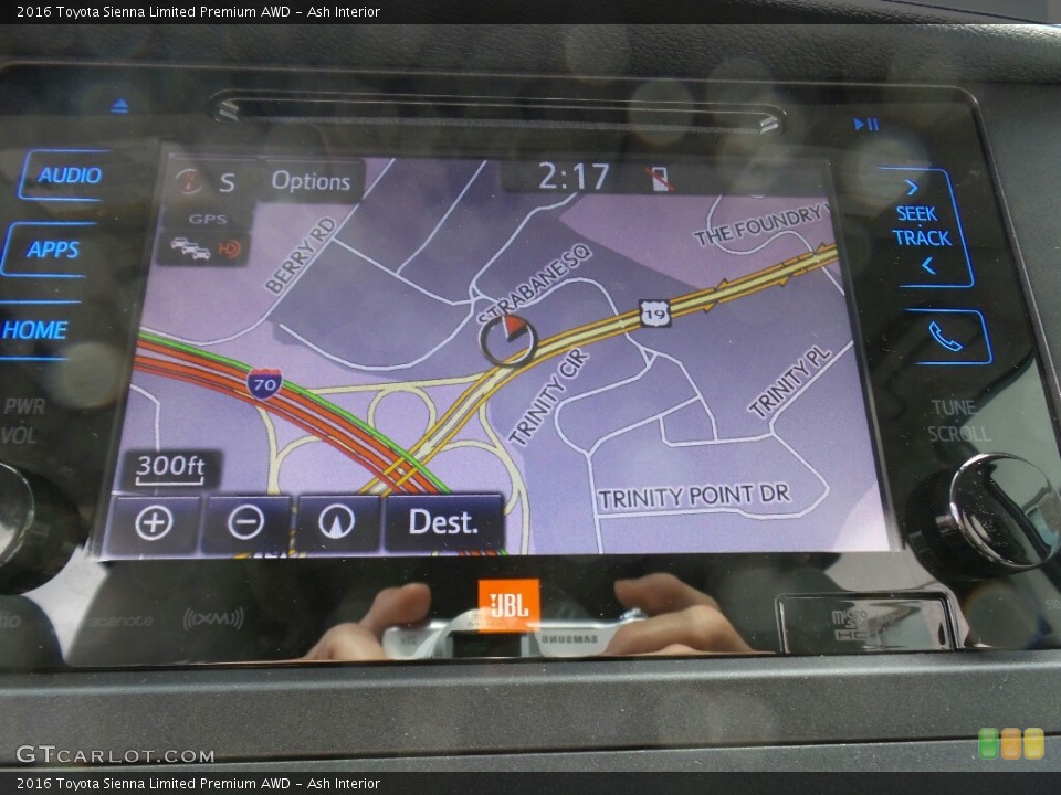 Ash Interior Navigation for the 2016 Toyota Sienna Limited Premium AWD #114968824