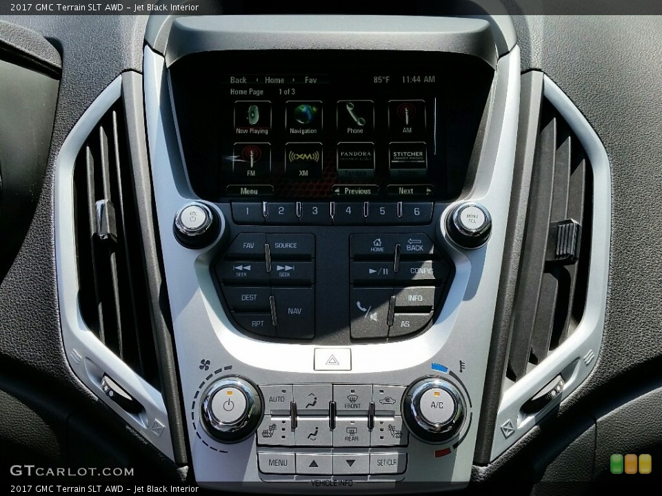 Jet Black Interior Controls for the 2017 GMC Terrain SLT AWD #114969595
