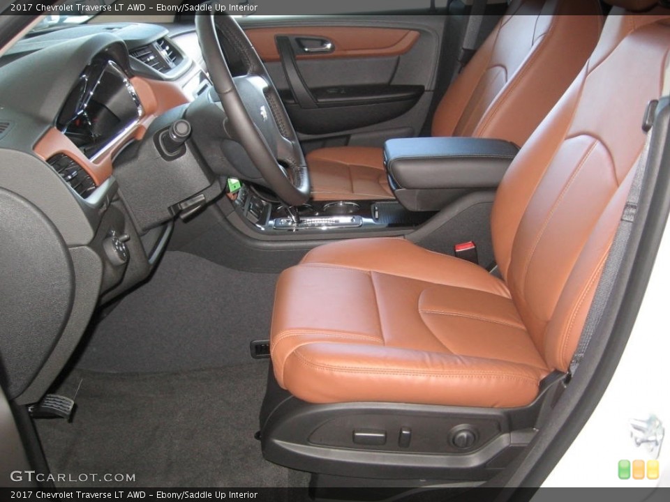 Ebony/Saddle Up Interior Photo for the 2017 Chevrolet Traverse LT AWD #114976736