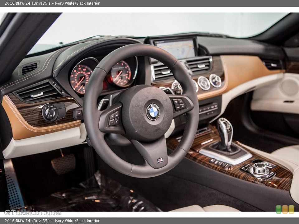 Ivory White/Black Interior Photo for the 2016 BMW Z4 sDrive35is #114977816