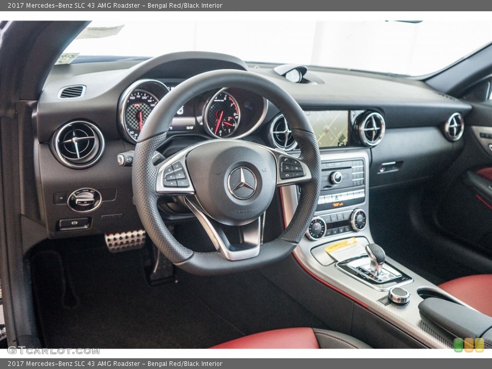Bengal Red/Black Interior Photo for the 2017 Mercedes-Benz SLC 43 AMG Roadster #114982241