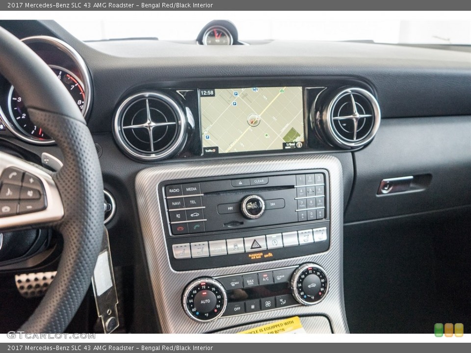 Bengal Red/Black Interior Controls for the 2017 Mercedes-Benz SLC 43 AMG Roadster #114982325