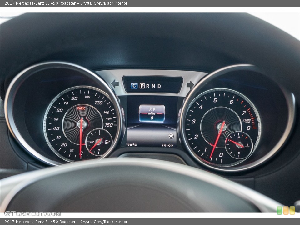 Crystal Grey/Black Interior Gauges for the 2017 Mercedes-Benz SL 450 Roadster #114982928