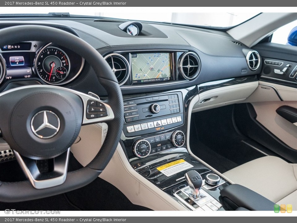 Crystal Grey/Black Interior Dashboard for the 2017 Mercedes-Benz SL 450 Roadster #114982955