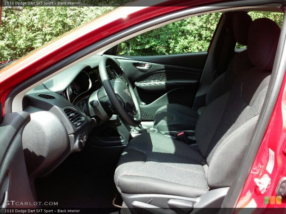 Black Interior Photo for the 2016 Dodge Dart SXT Sport #114984209