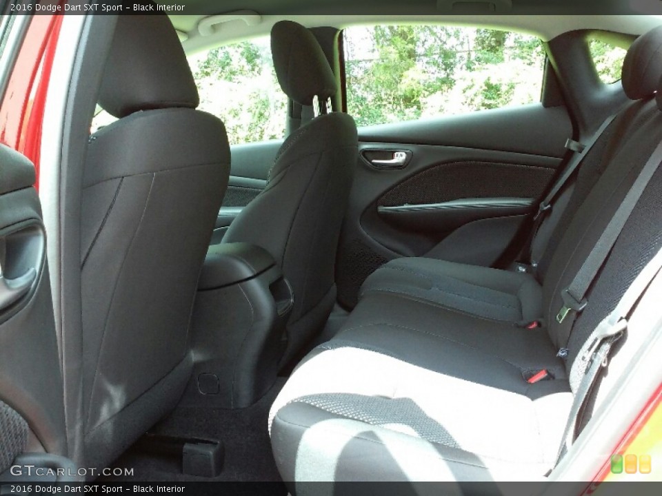 Black 2016 Dodge Dart Interiors