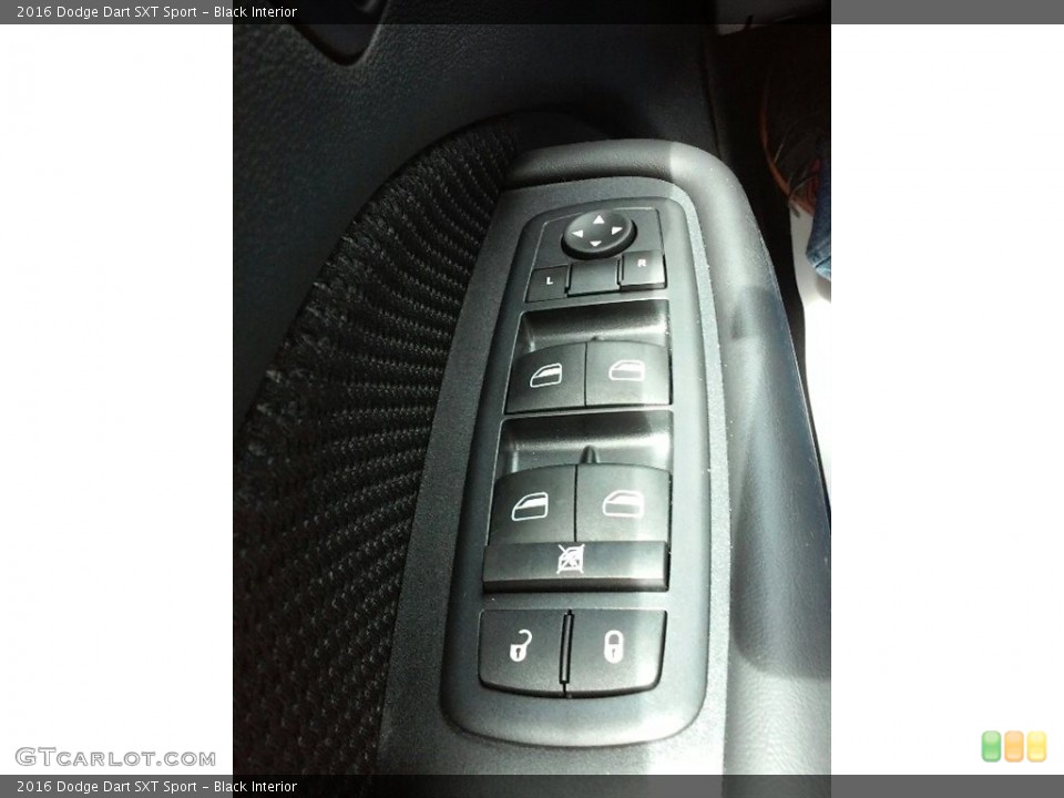 Black Interior Controls for the 2016 Dodge Dart SXT Sport #114984332