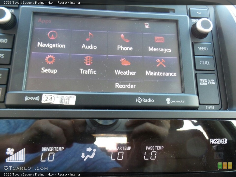 Redrock Interior Controls for the 2016 Toyota Sequoia Platinum 4x4 #114986814