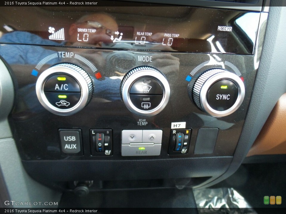 Redrock Interior Controls for the 2016 Toyota Sequoia Platinum 4x4 #114986876