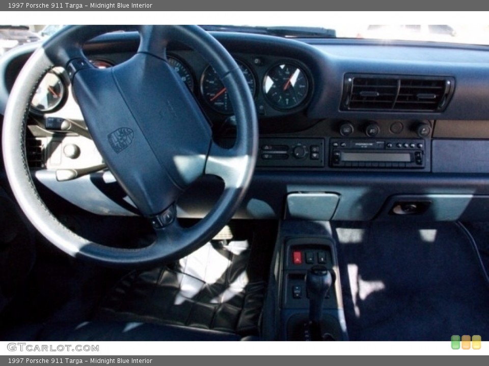 Midnight Blue Interior Dashboard for the 1997 Porsche 911 Targa #114988265