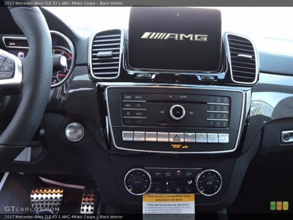 Black Interior Controls for the 2017 Mercedes-Benz GLE 63 S AMG 4Matic Coupe #114997097