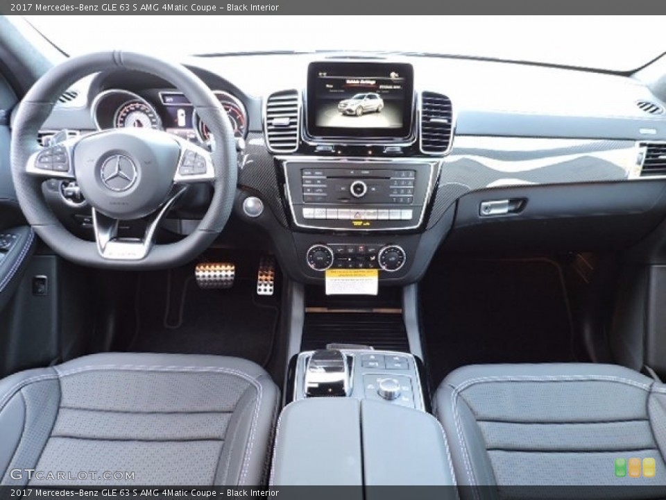 Black Interior Dashboard for the 2017 Mercedes-Benz GLE 63 S AMG 4Matic Coupe #114997109