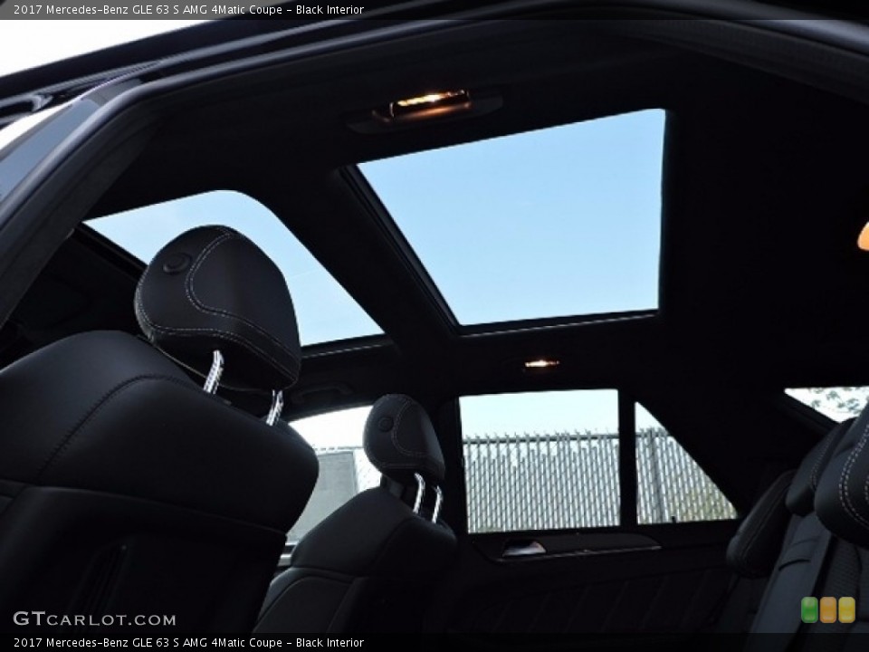 Black Interior Sunroof for the 2017 Mercedes-Benz GLE 63 S AMG 4Matic Coupe #114997167