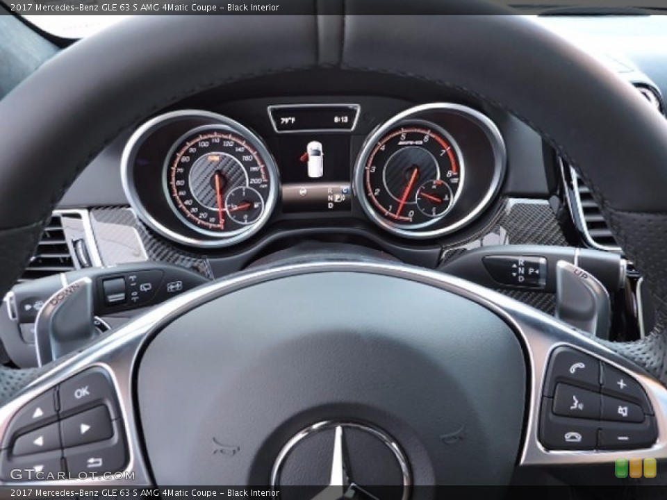 Black Interior Controls for the 2017 Mercedes-Benz GLE 63 S AMG 4Matic Coupe #114997259