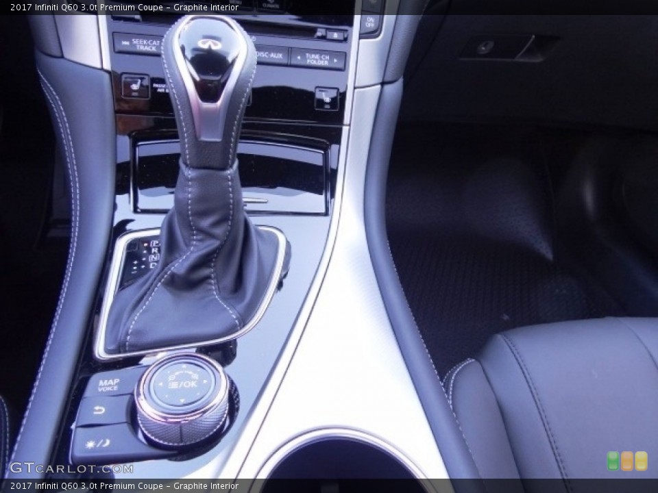 Graphite Interior Transmission for the 2017 Infiniti Q60 3.0t Premium Coupe #115005656