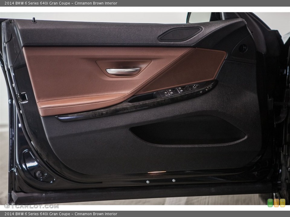 Cinnamon Brown Interior Door Panel for the 2014 BMW 6 Series 640i Gran Coupe #115015622