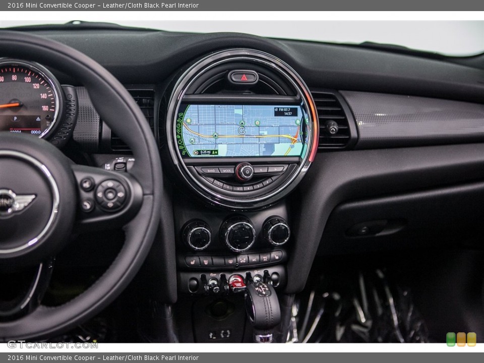 Leather/Cloth Black Pearl Interior Navigation for the 2016 Mini Convertible Cooper #115019137