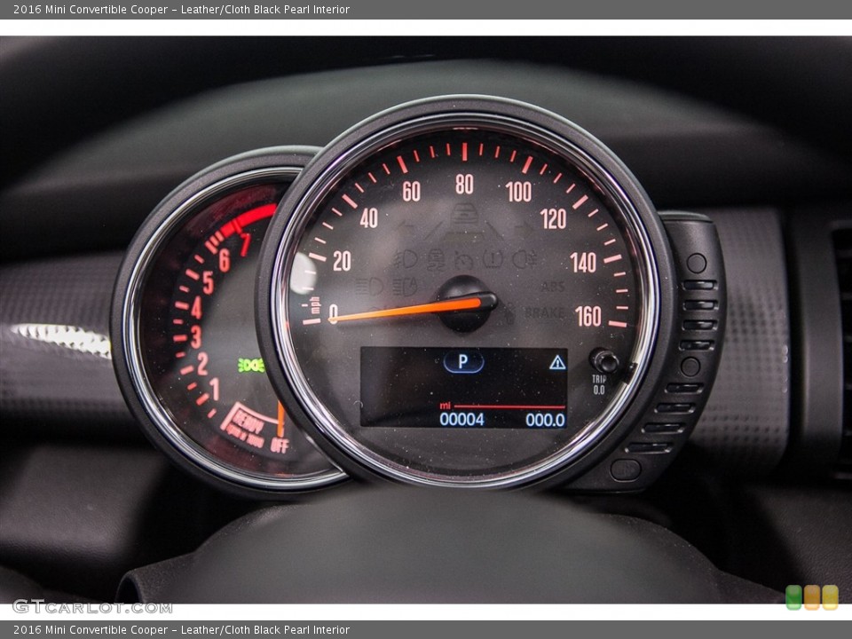 Leather/Cloth Black Pearl Interior Gauges for the 2016 Mini Convertible Cooper #115019197