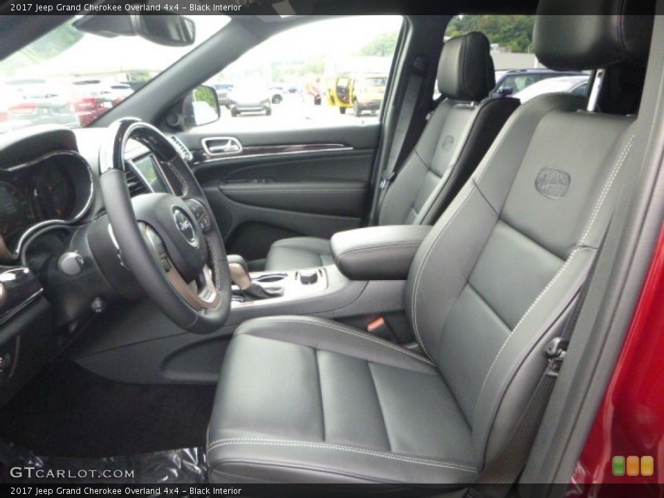 Black Interior Photo for the 2017 Jeep Grand Cherokee Overland 4x4 #115029681