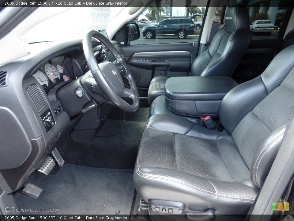 Dark Slate Gray Interior Photo for the 2005 Dodge Ram 1500 SRT-10 Quad Cab #115035528