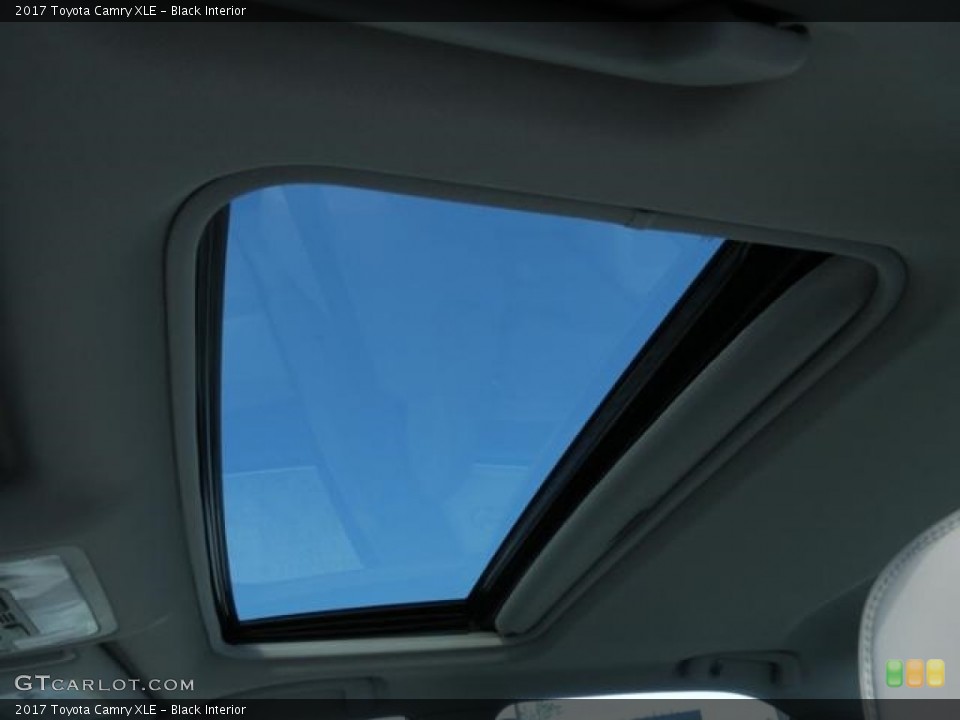 Black Interior Sunroof for the 2017 Toyota Camry XLE #115041338