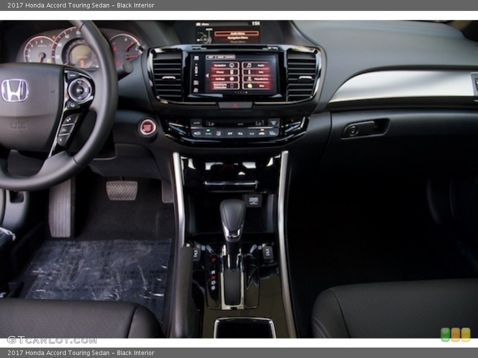 Black Interior Dashboard for the 2017 Honda Accord Touring Sedan #115041755