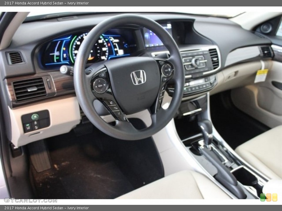 Ivory Interior Dashboard for the 2017 Honda Accord Hybrid Sedan #115046822