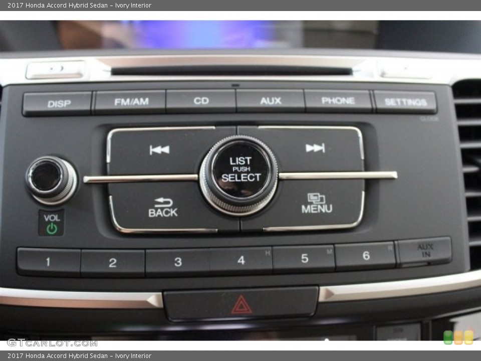 Ivory Interior Controls for the 2017 Honda Accord Hybrid Sedan #115046890