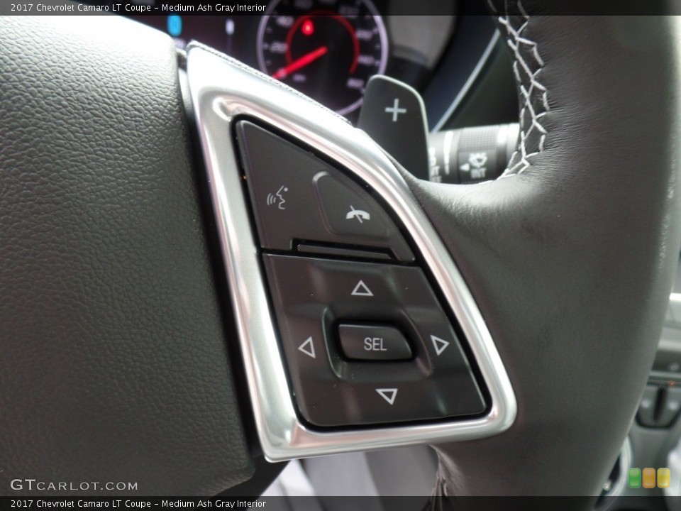Medium Ash Gray Interior Controls for the 2017 Chevrolet Camaro LT Coupe #115060703