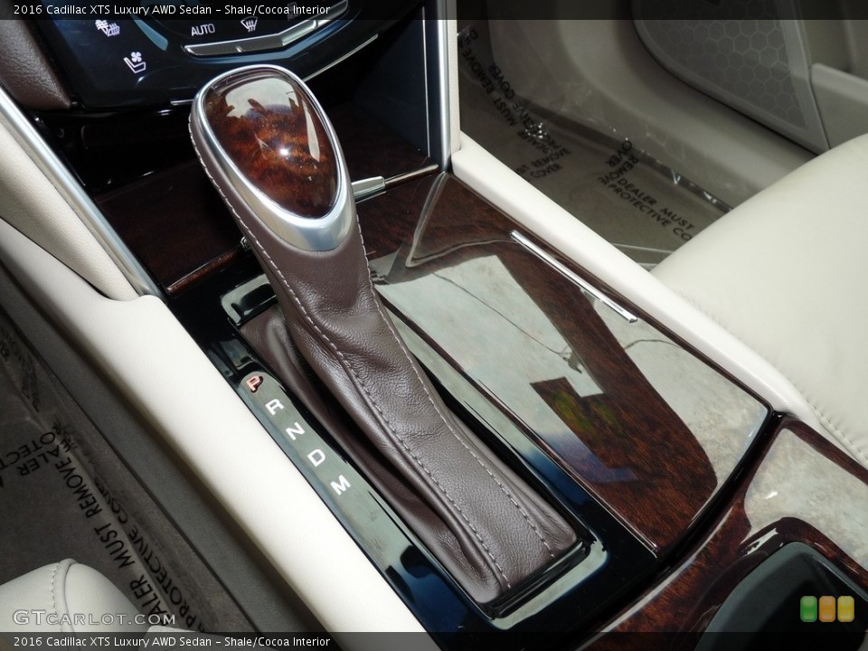 Shale/Cocoa Interior Transmission for the 2016 Cadillac XTS Luxury AWD Sedan #115061046