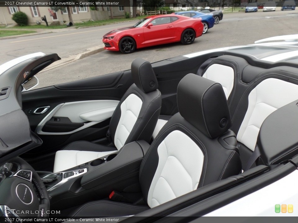 Ceramic White Interior Photo for the 2017 Chevrolet Camaro LT Convertible #115062471
